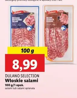 Lidl Salami spianata romana Dulano selection oferta