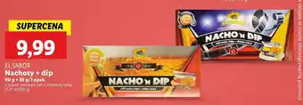 Lidl Chipsy nacho + dip serowy El sabor oferta