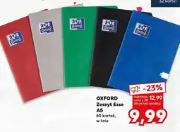 Kaufland Zeszyt Oxford oferta