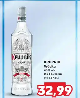 Kaufland Wódka Krupnik oferta