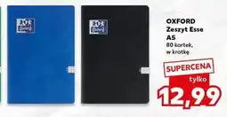 Kaufland Zeszyt a5 80 kratek Oxford oferta
