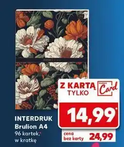 Kaufland Brulion a4/96 k kratka Interdruk oferta