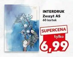 Kaufland Zeszyt a5/60 kartek Interdruk oferta