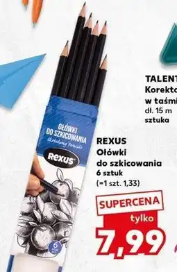 Kaufland Ołówki do szkicowania Rexus oferta