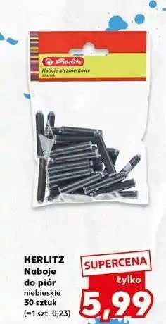 Kaufland Naboje do pióra Herlitz oferta