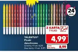 Kaufland Flamastry dwustronne Talentus oferta