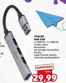Kaufland Hub usb 4 porty Tracer oferta