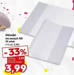 Kaufland Okładki na zeszyt A5 oferta