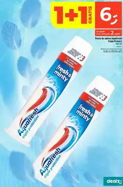 Dealz Pasta do zębów fresh & minty Aquafresh Triple Protection oferta