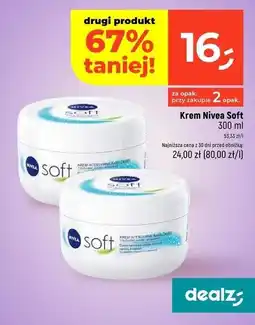 Dealz Krem do twarzy i ciała intensywnie nawilżający Nivea Soft oferta