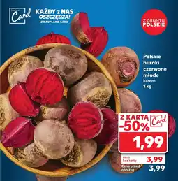 Kaufland Buraki młode Kaufland oferta