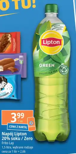 E.Leclerc Herbata mrożona zero Lipton Green Ice Tea oferta
