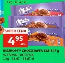 Auchan Ciastka z musem czekoladowym Milka Choco Jaffa oferta