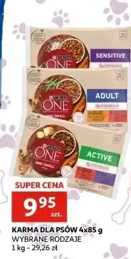 Auchan Karma dla psa kurczak Purina One oferta