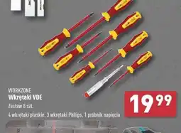 ALDI Zestaw wkrętaków vde Workzone oferta