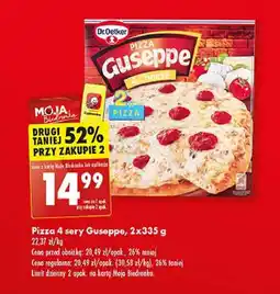Biedronka Pizza cztery sery Dr. Oetker Guseppe oferta