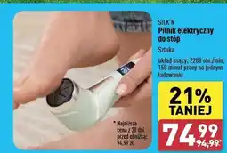 ALDI Pilnik do stóp elektryczny Silk'n oferta
