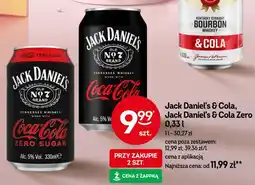 Żabka Jack Daniel's & Cola, Jack Daniel's & Cola Zero oferta