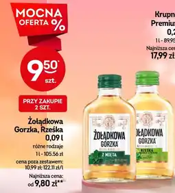 Żabka Żołądkowa Gorzka, Rześka oferta