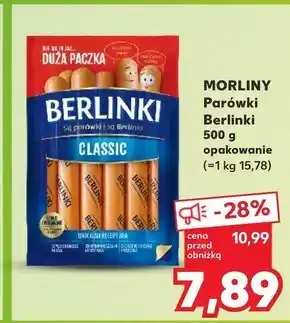 Kaufland Berlinki Classic Kiełbasa 500 g oferta