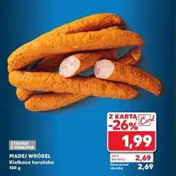 Kaufland Kiełbasa Madej Wróbel oferta