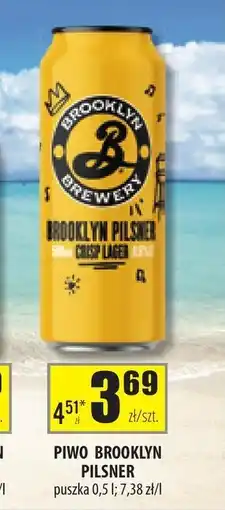 Społem Szczecin Brooklyn Brewery Brooklyn Pilsner Piwo jasne 500 ml oferta