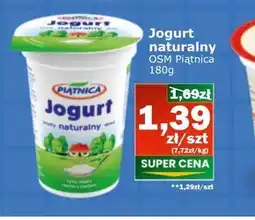 Społem Piątnica Jogurt naturalny 180 g oferta