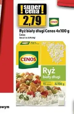 Topaz Cenos Ryż biały długi 400 g (4 torebki) oferta