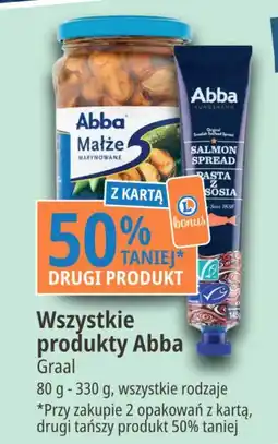 E.Leclerc Małże marynowane Abba oferta