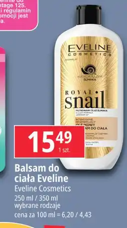 E.Leclerc Intensywnie regenerujący olejkowy balsam do ciała Eveline Royal Snail oferta