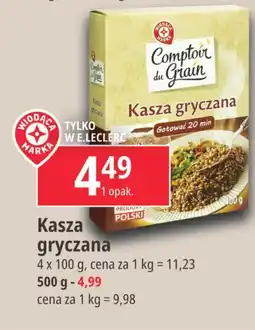 E.Leclerc Kasza gryczana Wiodąca Marka Comptoir De Grain oferta