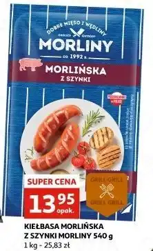 Auchan Kiełbasa morlińska z szynki Morliny oferta