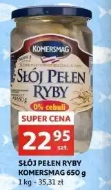 Auchan Śledziki słój pełen ryby Komersmag oferta