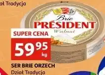 Auchan Ser brie z orzechami President oferta