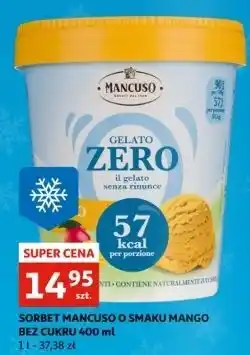 Auchan Sorbet mango Mancuso Gelati oferta