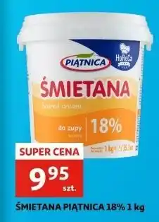 Auchan Śmietana 18% Piątnica oferta