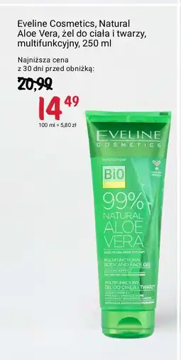Rossmann Żel do twarzy i ciała aloesowy wielofunkcyjny Eveline Cosmetics oferta