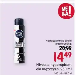 Rossmann Antyperspirant original Nivea Men Invisible Black & White oferta