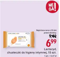 Rossmann Chusteczki do higieny intymnej Lactacyd Femina oferta
