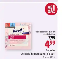 Rossmann Wkładki higieniczne classic Facelle oferta