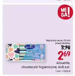 Rossmann Chusteczki higieniczne 4 warstwowe Alouette oferta