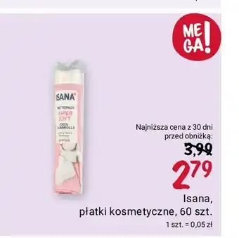 Rossmann Płatki kosmetyczne Isana oferta