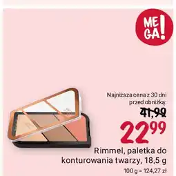 Rossmann Paleta do konturowania 3w1 Rimmel oferta