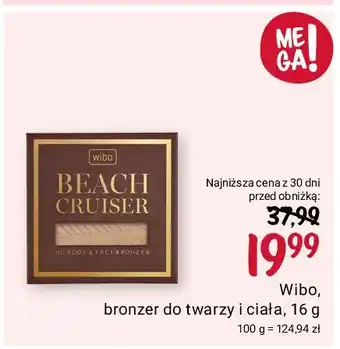 Rossmann Perfumowany bronzer do twarzy i ciała nr 01 Wibo Beach Cruiser oferta