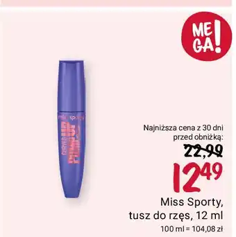 Rossmann Tusz do rzęs brown Miss Sporty oferta