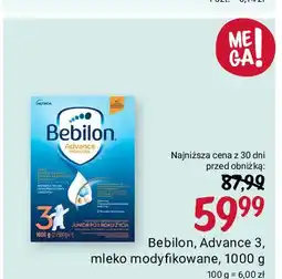Rossmann Mleko 3 Bebilon Advance Pronutra oferta