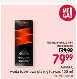 Rossmann Woda toaletowa Adidas Men Active Bodies oferta
