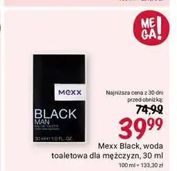 Rossmann Woda toaletowa Mexx Black Men oferta