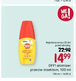 Rossmann Płyn przeciw komarom z atomizerem Off! Multi Insect oferta