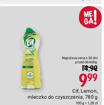 Rossmann Mleczko do czyszczenia z mikrokryształkami lemon Cif Cream oferta